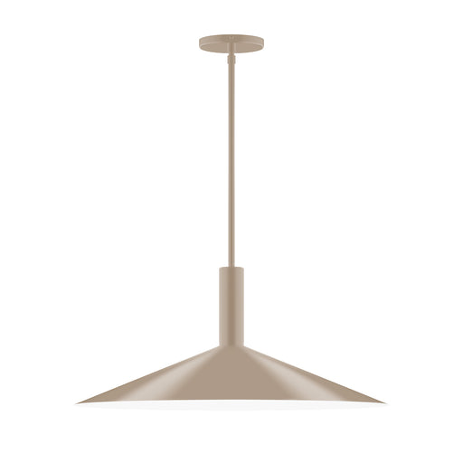 Zing 24" Stem Hung Pendant in Clay | Montclair Light Works