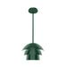 Rosie 10 inch LED Stem Hung Pendant in Forest Green | Montclair Light Works