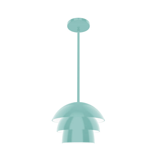 Rosie 10 inch Stem Hung Pendant in Sea Green | Montclair Light Works