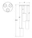 Martin 3-Light Stem Hung Pendant in Ivory | Montclair Light Works