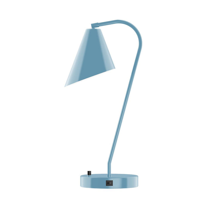 J-Series Jasmine LED Table Lamp in Light Blue