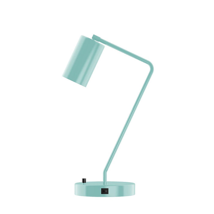 Axis Beam LED Table Lamp in Sea Green