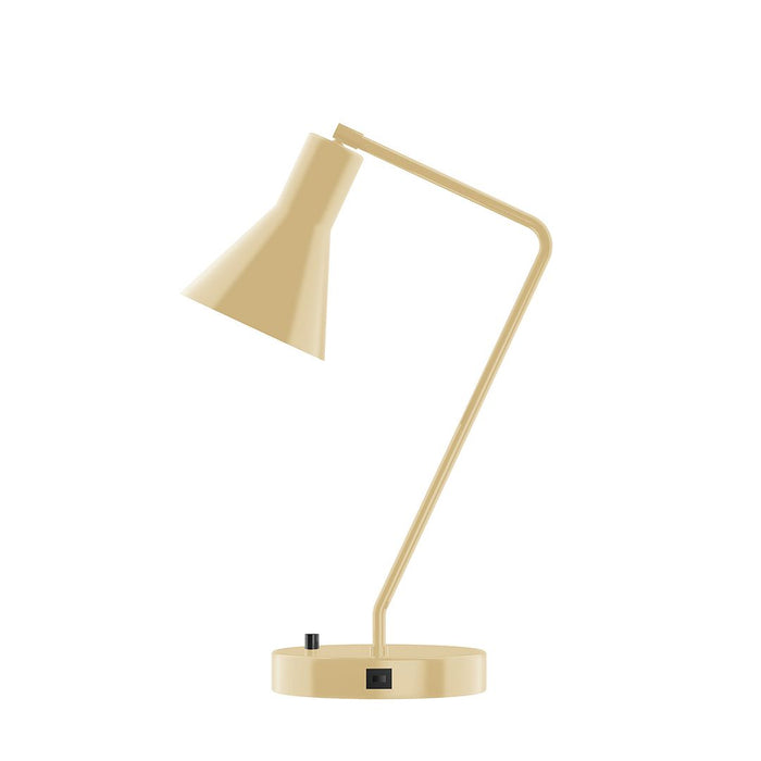 Axis Flare LED Table Lamp in Ivory