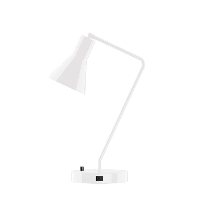 Axis Flare LED Table Lamp in White