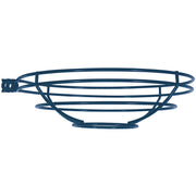 Navy gooseneck wall light dome shade frame, underside view