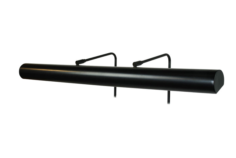 Black 32-inch plug-in LED picture light bar with two mounting brackets