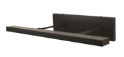 Bronze matte LED picture light with long wall-mounted bar and rectangular backplate