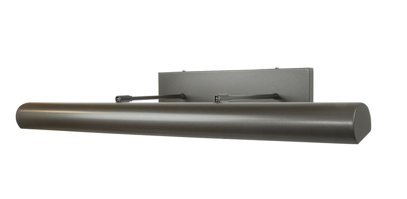 Bronze matte direct-wire LED picture light bar with end caps